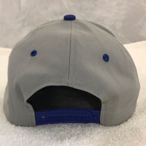 King Ice for London England Grey & Blue SnapBack Adjustable Travel & Ball Cap - Picture 10 of 16